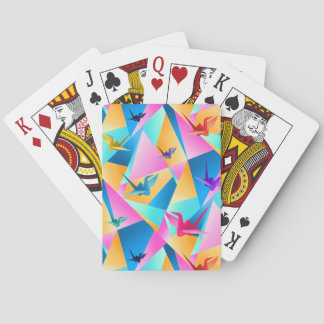 Origami Kaleidoscope Poker Cards