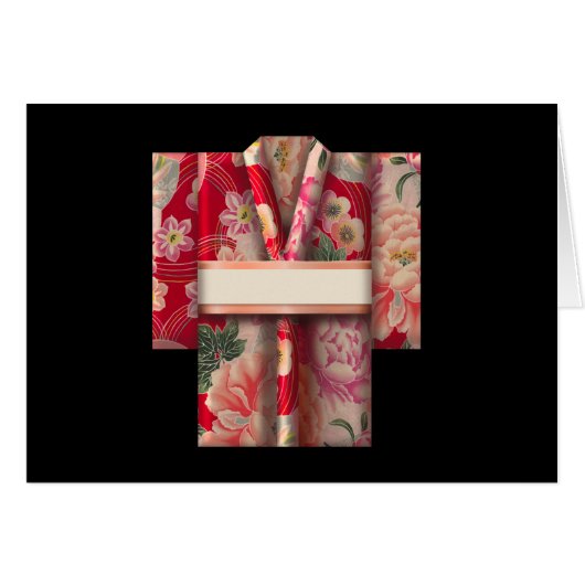 Origami Kimono Cards (Front Horizontal)