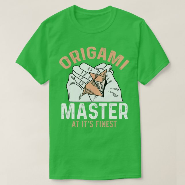 Origami Master Origamist  T-Shirt (Design Front)