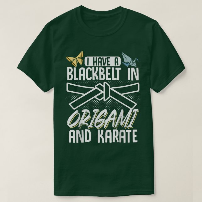 Origami Master Paper Folding Craft Crane I Have A  T-Shirt (Design Front)