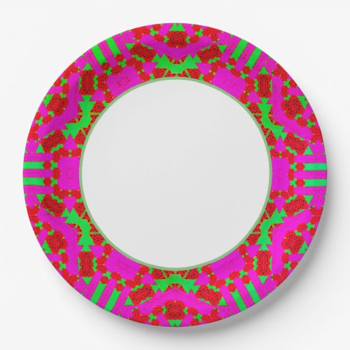 Origami Mauve Dinnerware Paper Plates