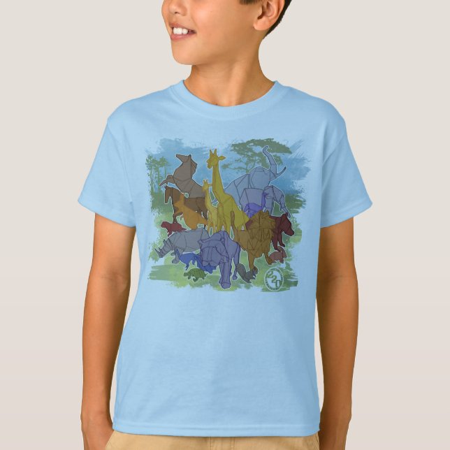 Origami Menagerie T-Shirt (Front)