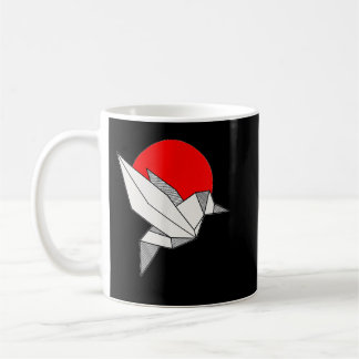 Origami Paper Bird Crane Japanese Folding Art Japa Coffee Mug