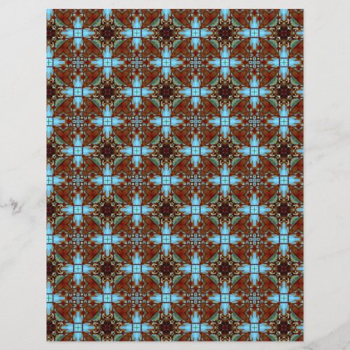 Origami Paper Blue Brown Customizable Hobby Art
