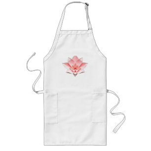 Origami Paper Flower Long Apron