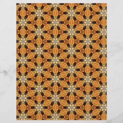 Origami Paper Orange Black Customizable Hobby Art