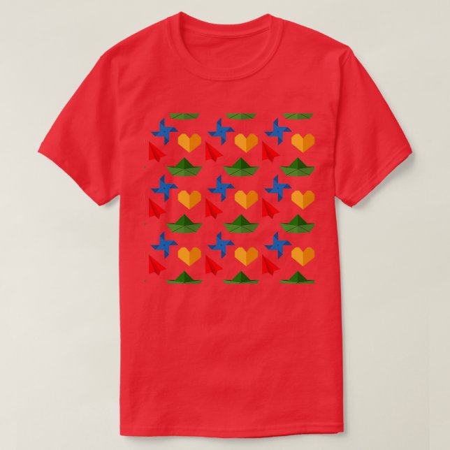Origami pattern 4 T-Shirt (Design Front)
