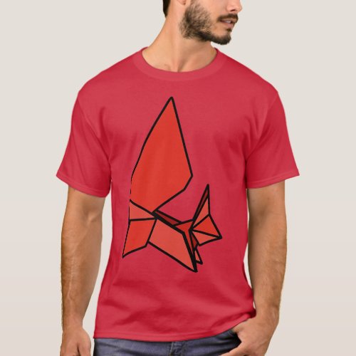 Origami Squirrel T_Shirt