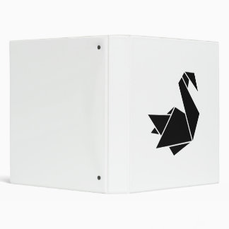 Origami swan binder