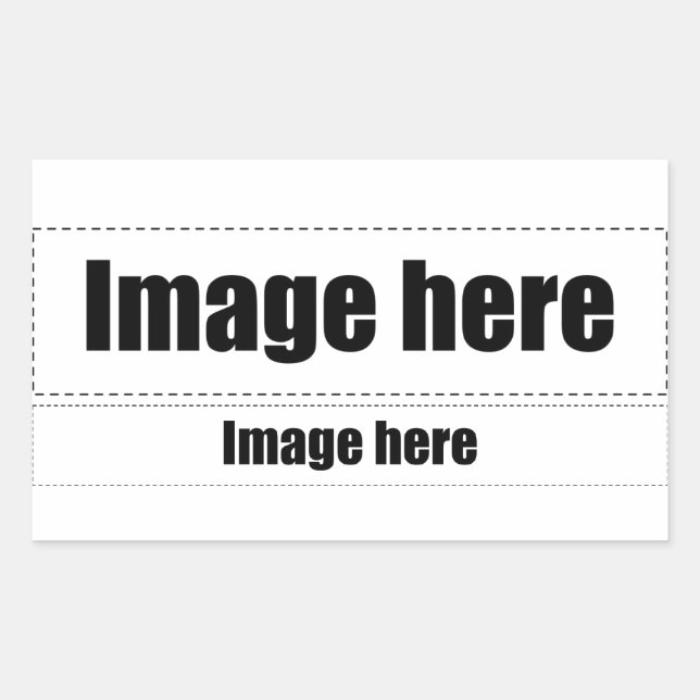 Origami Text Rectangular Sticker (Front)