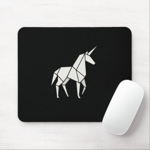 ORIGAMI UNICORN Mousepad