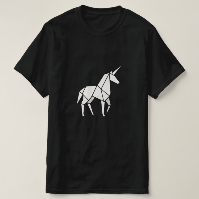 ORIGAMI UNICORN T-Shirt (Design Front)