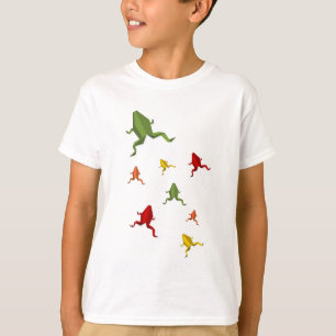 origami vibrant colors frog T-Shirt