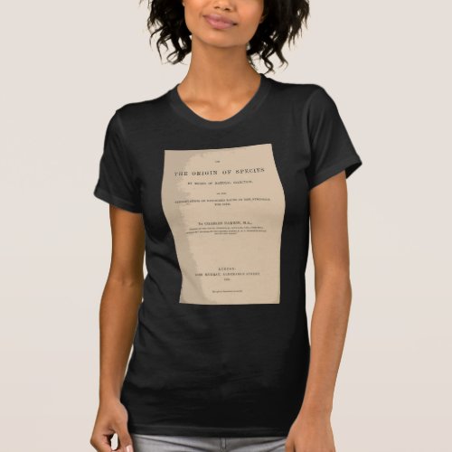 Origin of Species by Means of Natural Selection T_Shirt