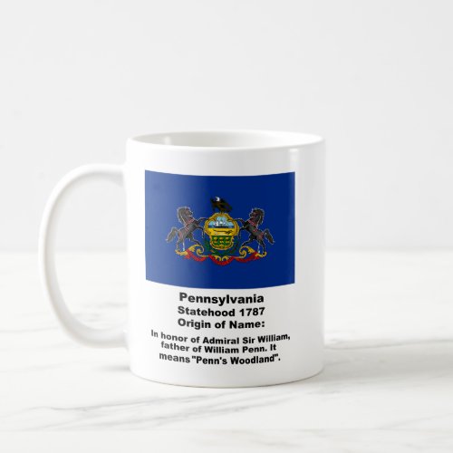 Origin of the Name of Pennsylvania Coffee Mug