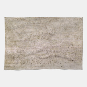 ORIGINAL 1215 Magna Carta British Library Towel