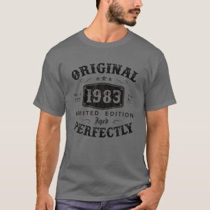 Original 1983 40 Years Old 40Th Birthday Gifts For T-Shirt