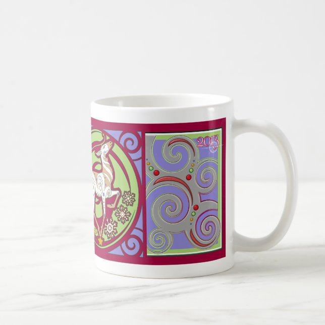 Original 2013 "Season's Greeting'" Reindeer Mug (Right)