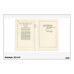 ORIGINAL 25th Amendment U.S. Constitution Wall Sticker