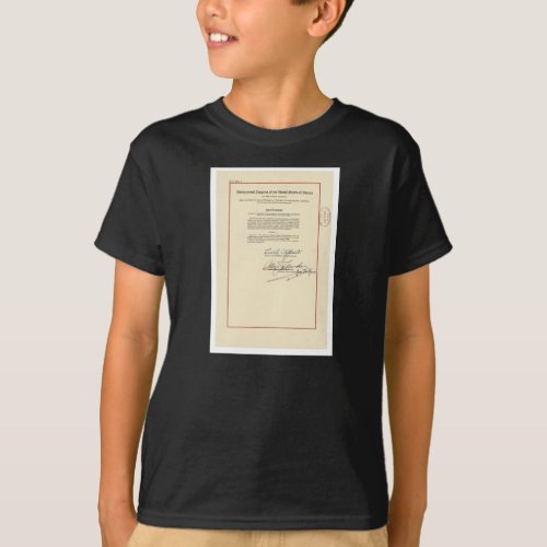 ORIGINAL 26th Amendment US Constitution T_Shirt