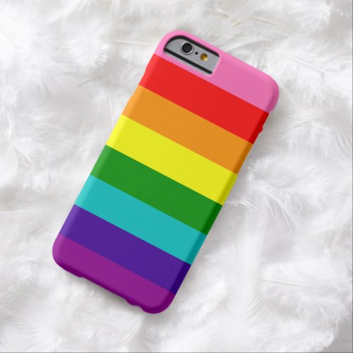 Original 8_Stripe LGBT Gay Pride Rainbow Flag Barely There iPhone 6 Case