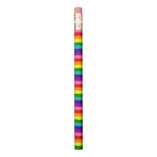 Original 8_Stripe LGBT Gay Pride Rainbow Flag Pencil