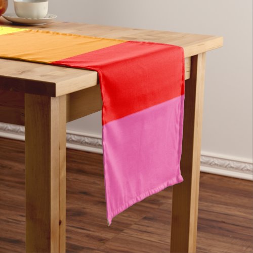 Original 8 Stripes LGBT Rainbow Flag Pattern Short Table Runner