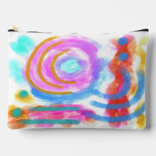 Original Abstract Art Accessory Pouch