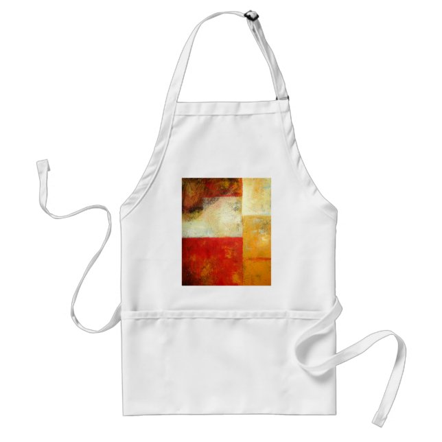 Original Abstract Art Adult Apron (Front)
