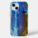 Original Abstract Art Big Wave Morning Iphone 15 Case at Zazzle