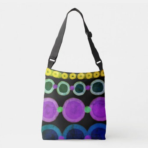 Original Abstract Art Crossbody Bag