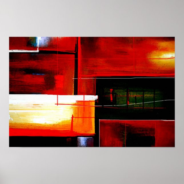Original Abstract Art Print Poster (Front)