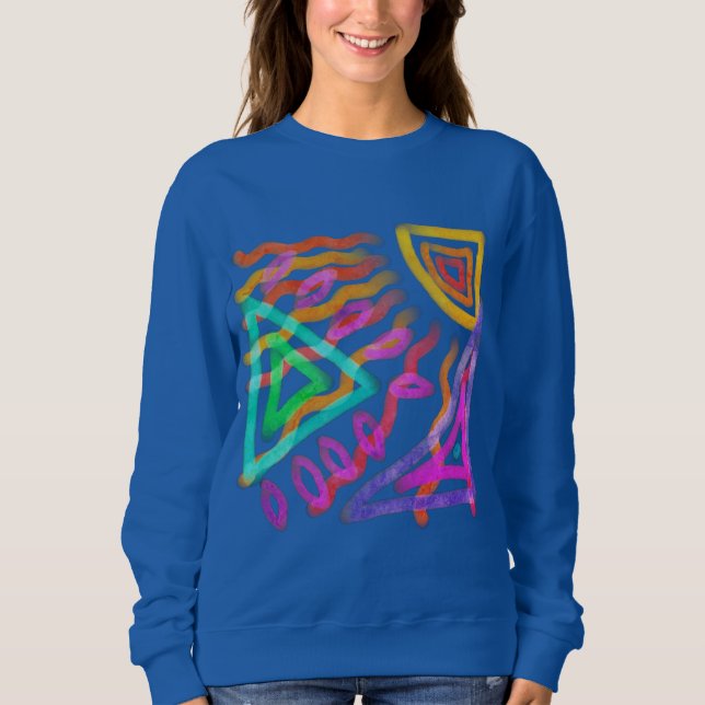 Original Abstract Art to Wear Sweatshirt (Front)