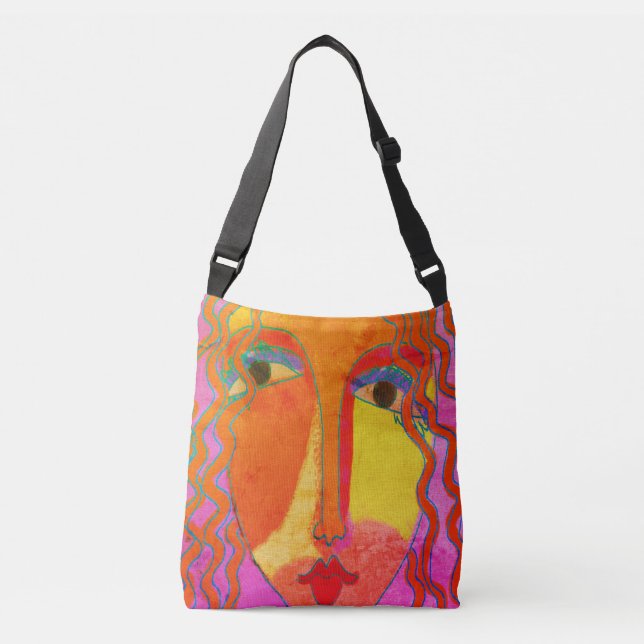 Original Abstract Art Tote Bag (Front)