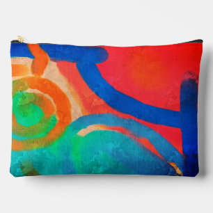 Original Abstract Digital Art Accessory Pouch
