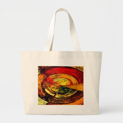 Original Abstract Digital Art Large Tote Bag