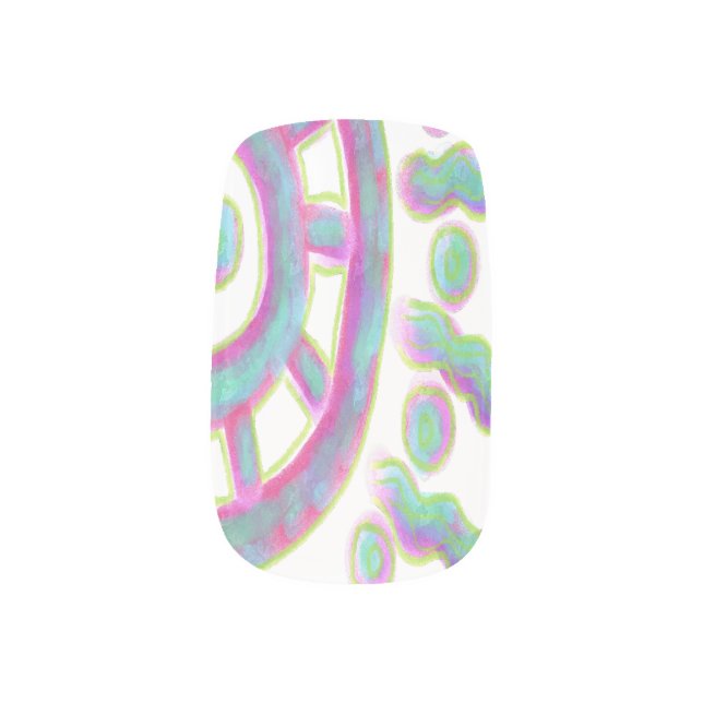 Original Abstract Nail Art (Left Thumb)