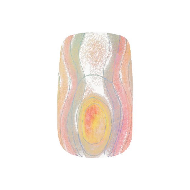 Original Abstract Nail Art (Left Thumb)