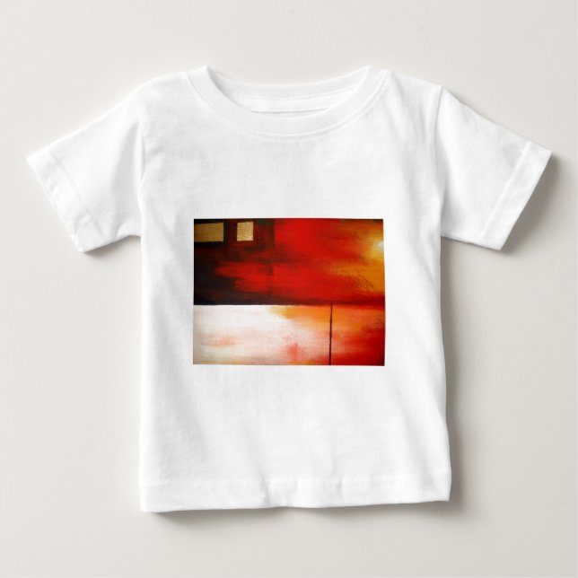 Original Abstract Painting Art Baby T-Shirt (Front)
