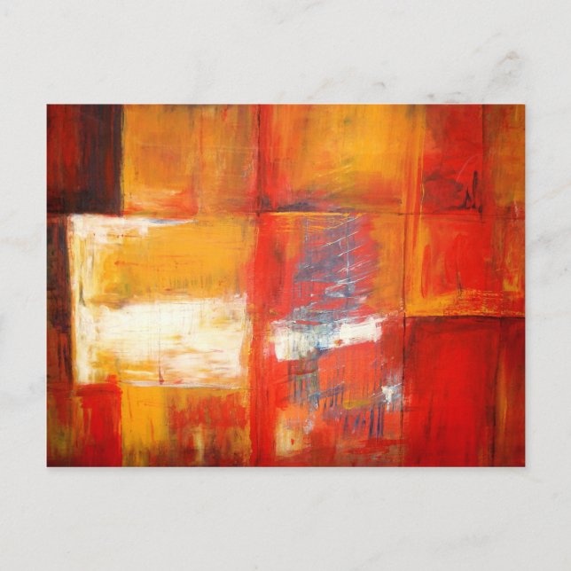 Original Abstract Painting Art Postcard (Front)