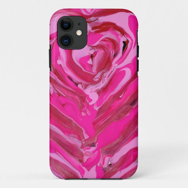 Original abstract painting on iPhone case (Back)