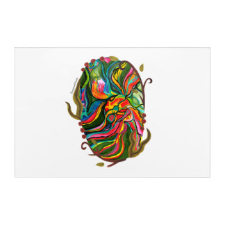 Original Abstract Portal Pattern Acrylic Print
