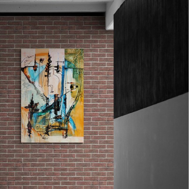 Original Acrylic Painting On Metal Print (Creator Uploaded)