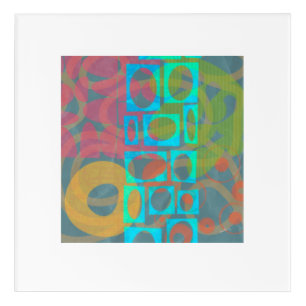 Original Acrylic Wall Art, 12" x 12" Print