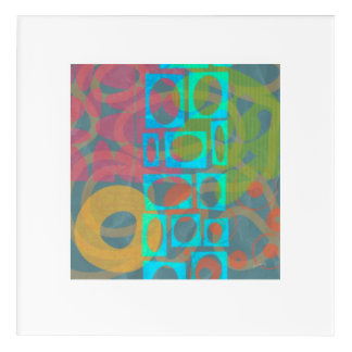 Original Acrylic Wall Art, 12" x 12" Print