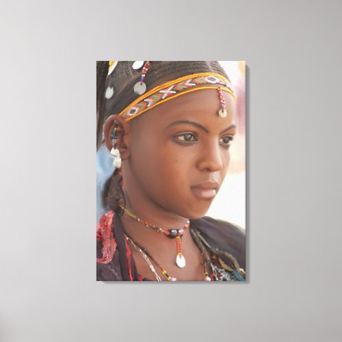 Original African Woman Canvas Print