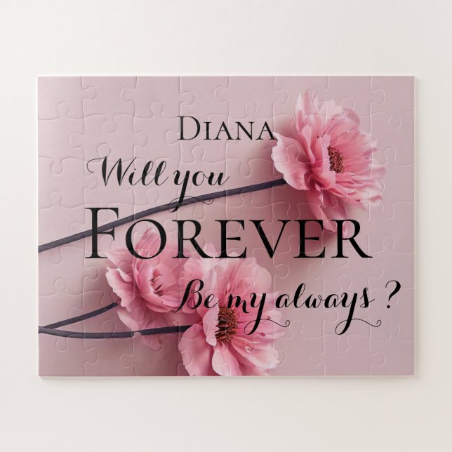 Original and Romantic Gift Marry Me Jigsaw Puzzle (Horizontal)