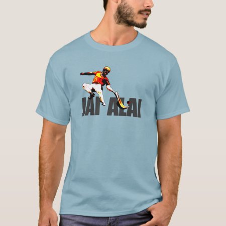 Original And Striking Jai Alai Logo, T-shirt
