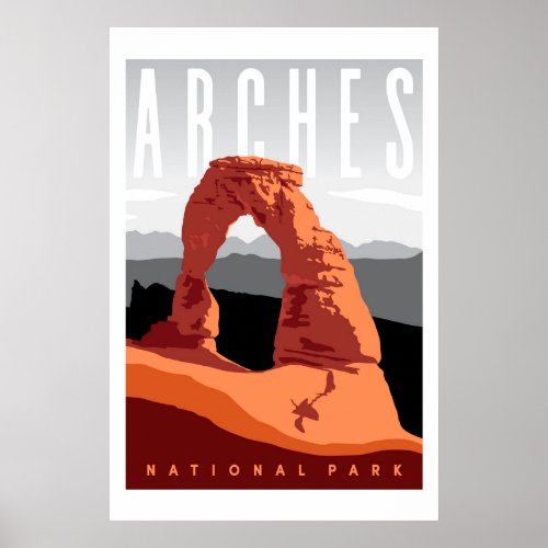 Original Arches National Park Poster