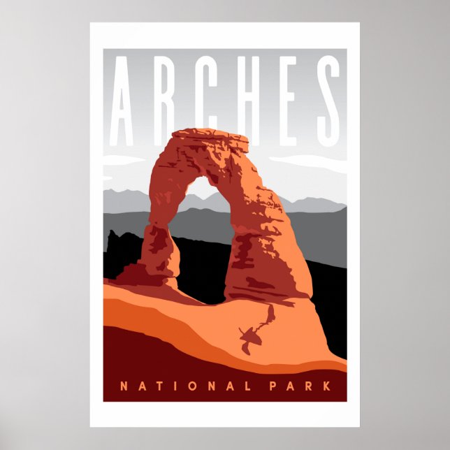 Original Arches National Park Poster (Front)